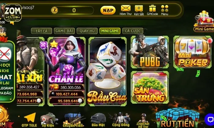 Mini Poker Zomclub Cách tham gia Mini Poker Zomclub